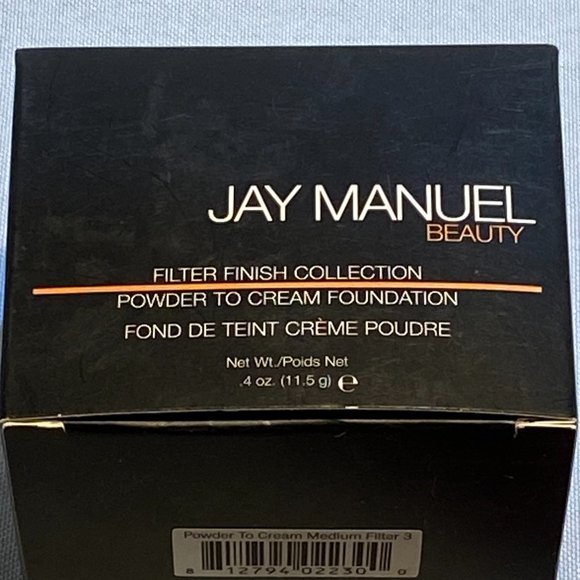 Jay Manuel Beauty Filter Finish Powder To Cream Foundation Medium Filter 3 NIB - Picture 3 of 7